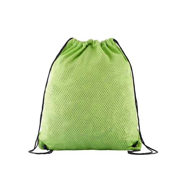 Sports jersey mesh backpack with drawstring closure, spacious compartment and adjustable... from ASI 34063 alphabroder