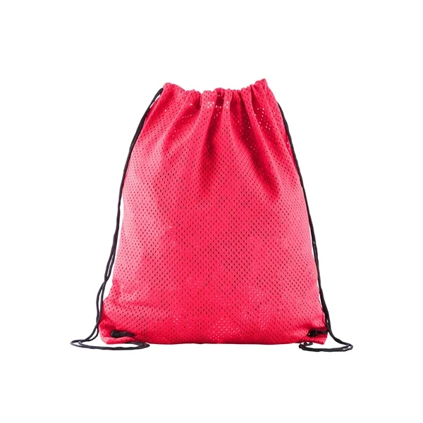 Sports jersey mesh backpack with drawstring closure, spacious compartment and adjustable... from ASI 34063 alphabroder