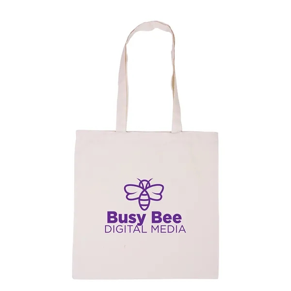 All-natural cotton canvas tote bag with matching drop handles that measures... from ASI 34063 alphabroder