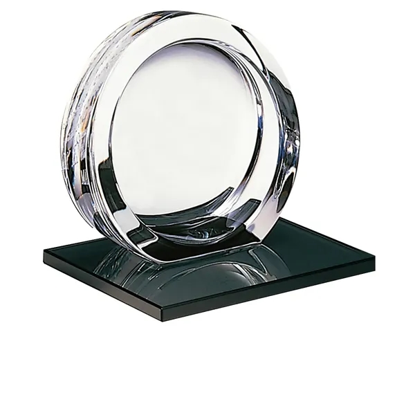 High Tech Award on Black Glass Base - Large... from ASI 40480 Koozie Group / Norwood