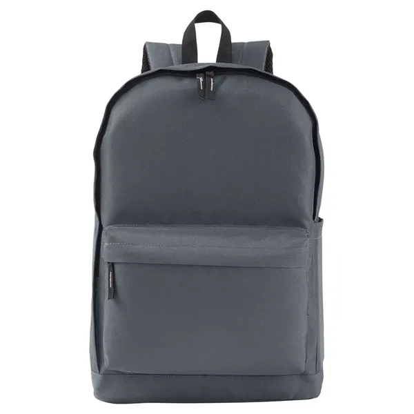 17.2" x 0.748" x 11.82" backpack with a double-zippered main compartment,... from ASI 34063 alphabroder