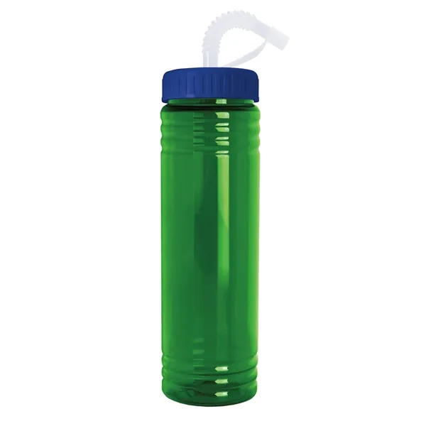 Slim Fit Water Bottle With Straw Lid - 24 oz.... from ASI 40480 Koozie Group