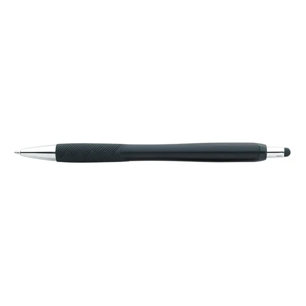 Metallic Pattern Grip Stylus Pen... from ASI 40480 Koozie Group / Norwood