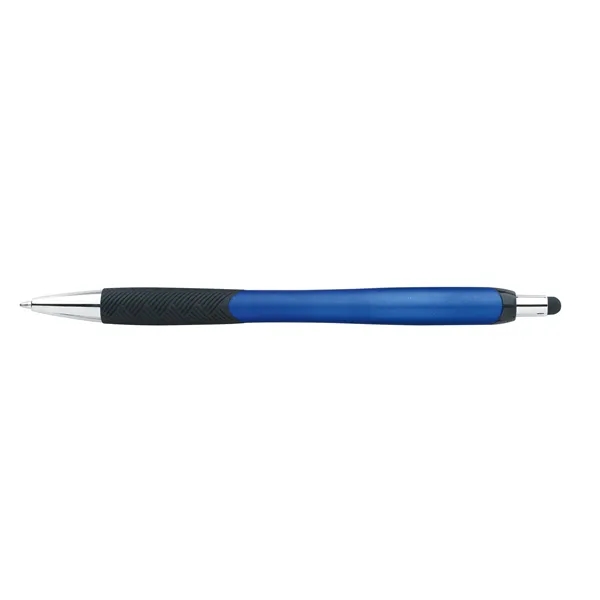 Metallic Pattern Grip Stylus Pen... from ASI 40480 Koozie Group / Norwood