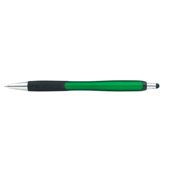 Metallic Pattern Grip Stylus Pen... from ASI 40480 Koozie Group / Norwood