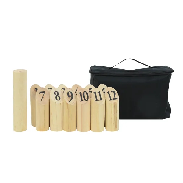 Toss It Wooden Numbered Block Yard Game... from ASI 40480 Koozie Group