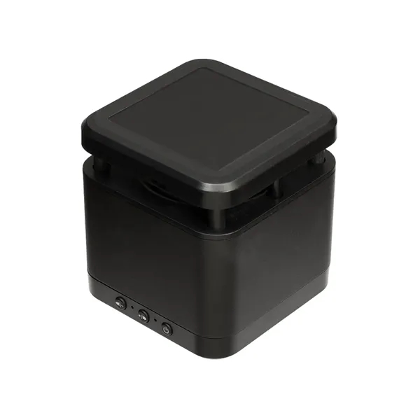 2.375" x 2.5" x 2.375" ABS plastic and aluminum wireless charging... from ASI 34063 alphabroder