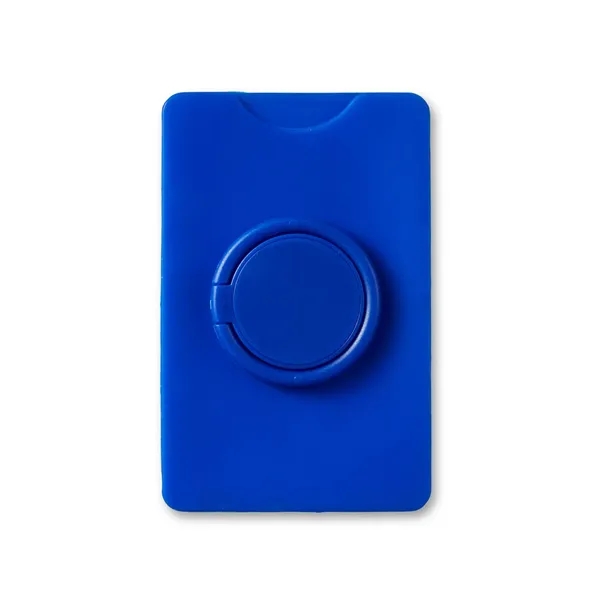 Card holder with a removable adhesive and a ring stand.... from ASI 34063 alphabroder