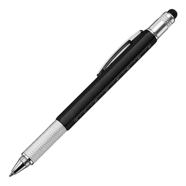 Plastic 5-in-1 ballpoint pen, stylus, ruler, level and star/slot screwdriver... from ASI 84592 St Regis Group