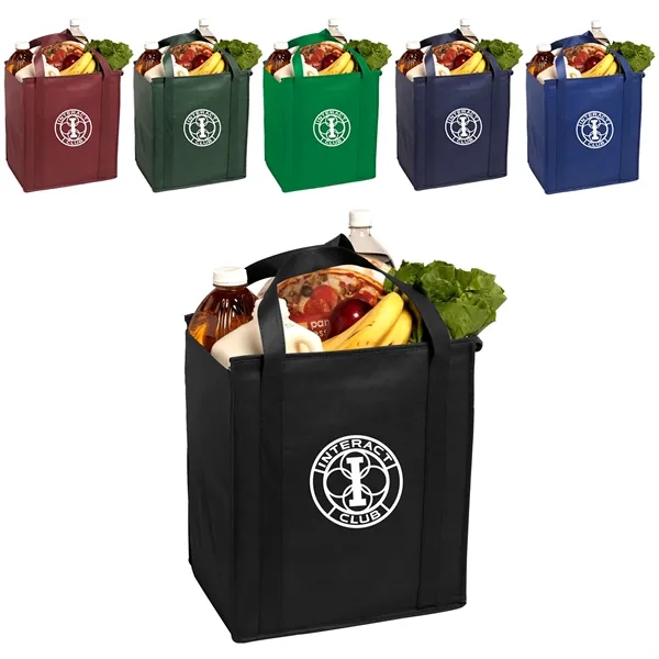 Insulated large shopping bag made of 80 GSM non-woven polypropylene plus... from ASI 37218 Athena Promo (tm)