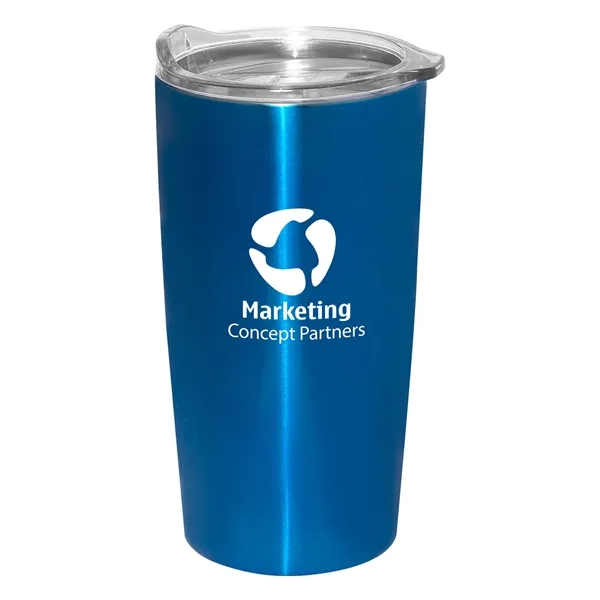 20 oz. vacuum insulated double wall stainless steel tumbler with spill-resistant... from ASI 34063 alphabroder