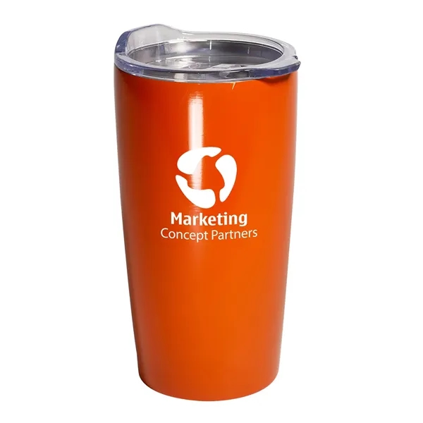 20 oz. vacuum insulated double wall stainless steel tumbler with spill-resistant... from ASI 34063 alphabroder