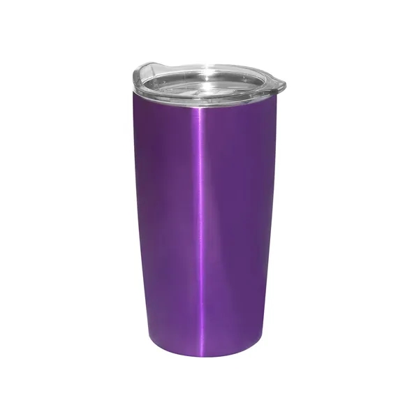 20 oz. vacuum insulated double wall stainless steel tumbler with spill-resistant... from ASI 34063 alphabroder