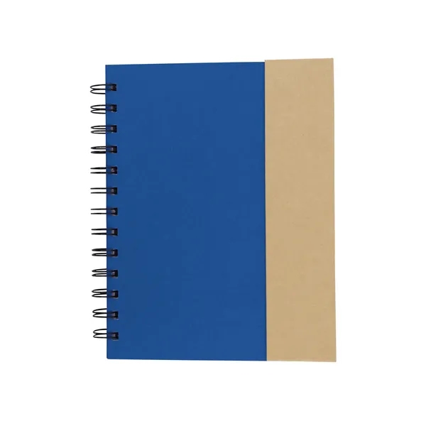 Recycled journal with magnetic flap closure, 70 sheets of paper, sticky... from ASI 34063 alphabroder