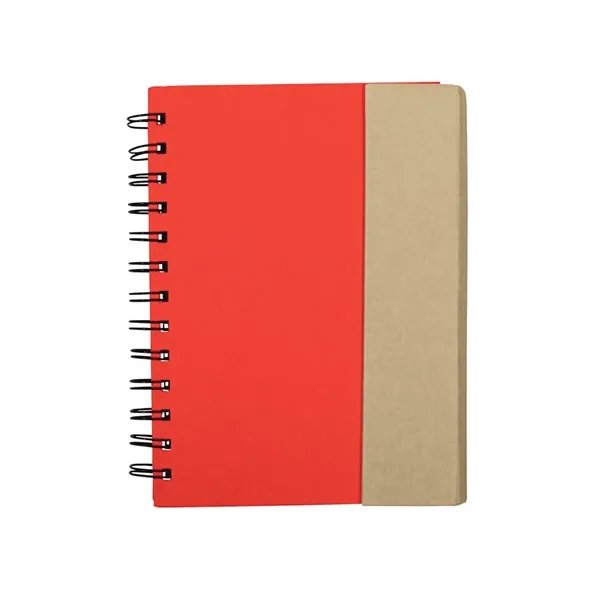 Recycled journal with magnetic flap closure, 70 sheets of paper, sticky... from ASI 34063 alphabroder