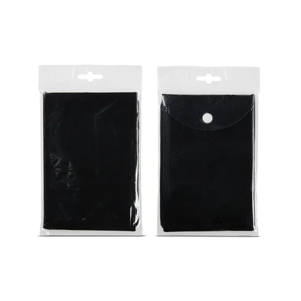 Disposable rain poncho with hood and compact pouch with snap closure.... from ASI 34063 alphabroder