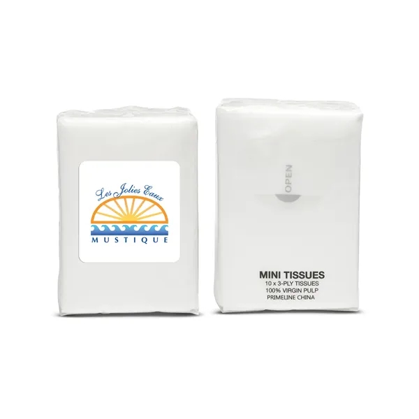 Re-sealable, non-refillable, miniature tissue pack with ten 3-ply tissues.... from ASI 34063 alphabroder