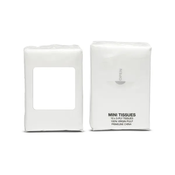 Re-sealable, non-refillable, miniature tissue pack with ten 3-ply tissues.... from ASI 34063 alphabroder