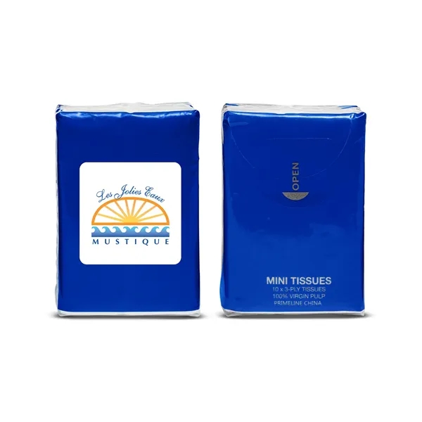 Re-sealable, non-refillable, miniature tissue pack with ten 3-ply tissues.... from ASI 34063 alphabroder