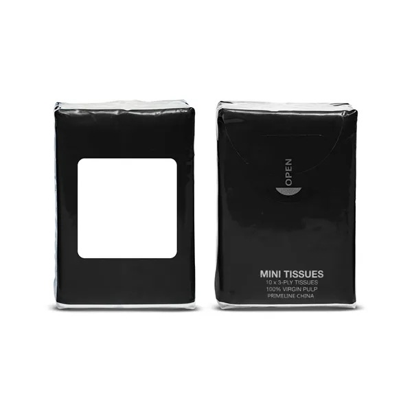 Re-sealable, non-refillable, miniature tissue pack with ten 3-ply tissues.... from ASI 34063 alphabroder