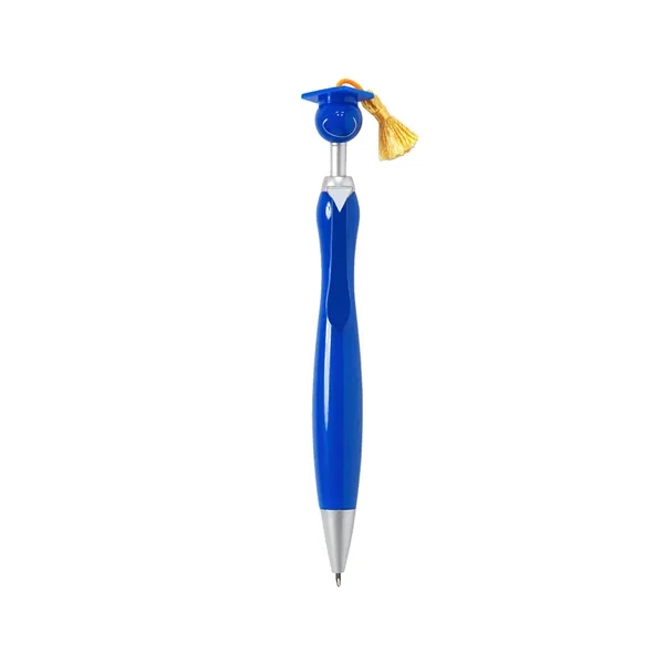 Plunger action pen with black ink and mortarboard/tassel and matching tie... from ASI 34063 alphabroder