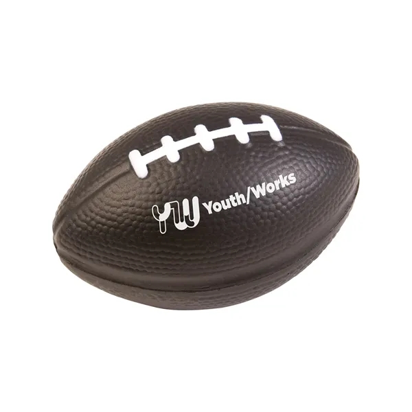 Football shaped stress reliever made of polyurethane foam; customization included.... from ASI 34063 alphabroder