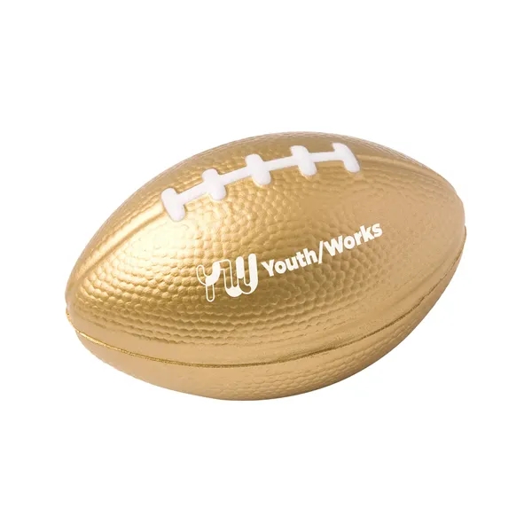 Football shaped stress reliever made of polyurethane foam; customization included.... from ASI 34063 alphabroder
