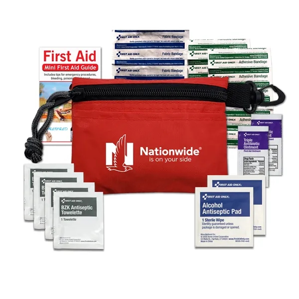 Ideal for your budget-conscious client, this branded first aid kit lets... from ASI 84514 Safety Made