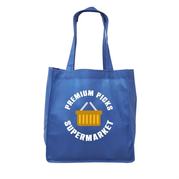 The Clipper Grocery tote bag is made 80 GSM Non-Woven Polypropylene... from ASI 62088 IDProductsource