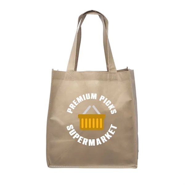 The Clipper Grocery tote bag is made 80 GSM Non-Woven Polypropylene... from ASI 62088 IDProductsource