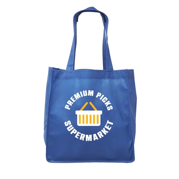 The Clipper Grocery tote bag is made 80 GSM Non-Woven Polypropylene... from ASI 62088 IDProductsource