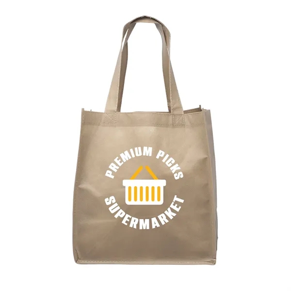 The Clipper Grocery tote bag is made 80 GSM Non-Woven Polypropylene... from ASI 62088 IDProductsource