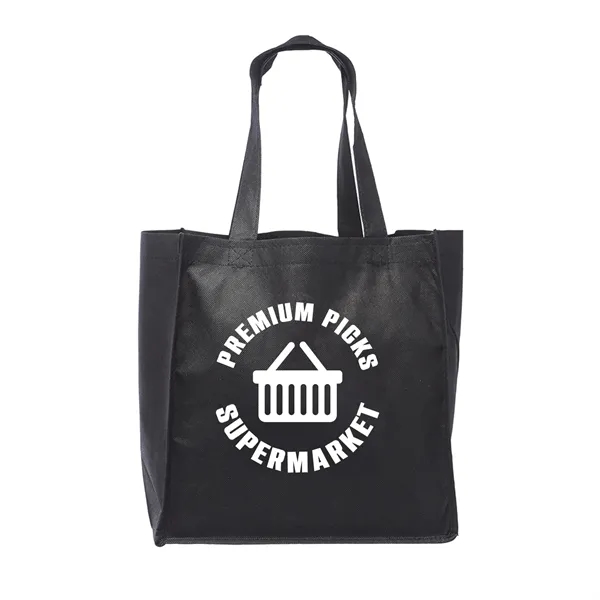 12" x 12.75" x 8" non-woven polypropylene tote bag with roomy... from ASI 62088 IDProductsource