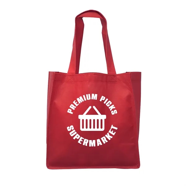 12" x 12.75" x 8" non-woven polypropylene tote bag with roomy... from ASI 62088 IDProductsource