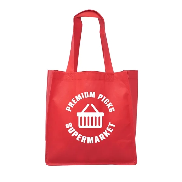 12" x 12.75" x 8" non-woven polypropylene tote bag with roomy... from ASI 62088 IDProductsource