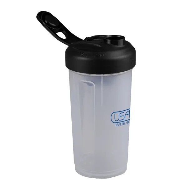 24 oz. shaker bottle with flip-top lid and shaker top design... from ASI 52840 Evans Manufacturing