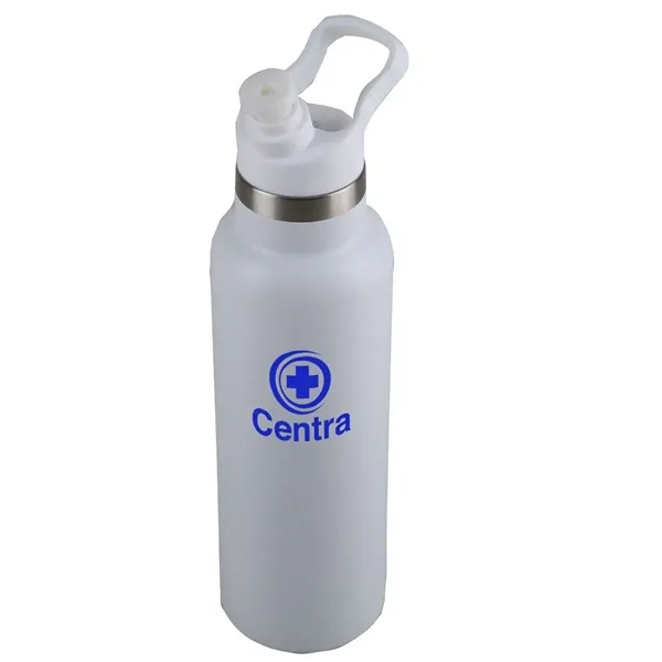 20 oz. double wall vacuum insulated stainless steel bottle with push-pull... from ASI 52840 Evans Manufacturing
