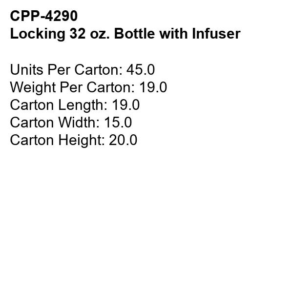 Locking 32 oz. Bottle with Infuser... from ASI 30208 A P Specialties / AP Specialties