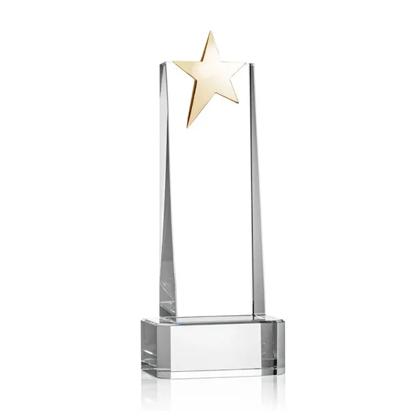 Fanshaw Gold Star VividPrint™ Award on Base - Clear... from ASI 84592 St Regis Group / St Regis