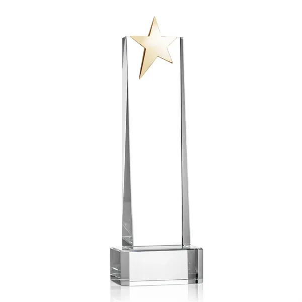 Fanshaw Gold Star VividPrint™ Award on Base - Clear... from ASI 84592 St Regis Group / St Regis