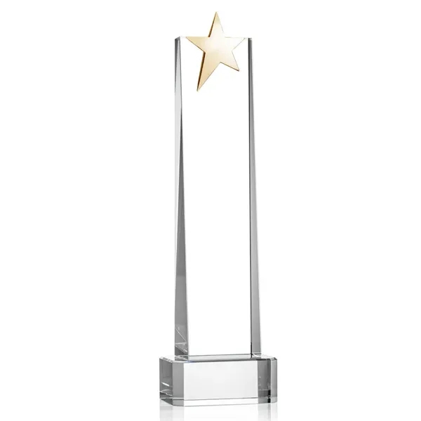 Fanshaw Gold Star VividPrint™ Award on Base - Clear... from ASI 84592 St Regis Group / St Regis