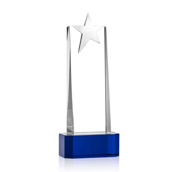 Fanshaw Silver Star VividPrint™ Award on Base - Blue... from ASI 84592 St Regis Group / St Regis