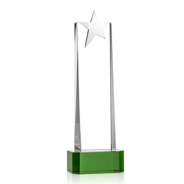 Fanshaw Silver Star VividPrint™ Award On Base - Green... from ASI 84592 St Regis Group / St Regis