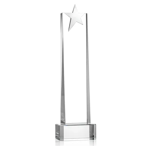Fanshaw Silver Star VividPrint™ Award on Base - Clear... from ASI 84592 St Regis Group / St Regis
