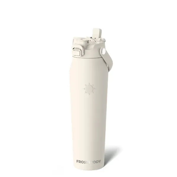 Frost Buddy 32oz double-wall stainless steel water bottle with spill-proof lid... from ASI 72657 Active Life Promo / Active Life