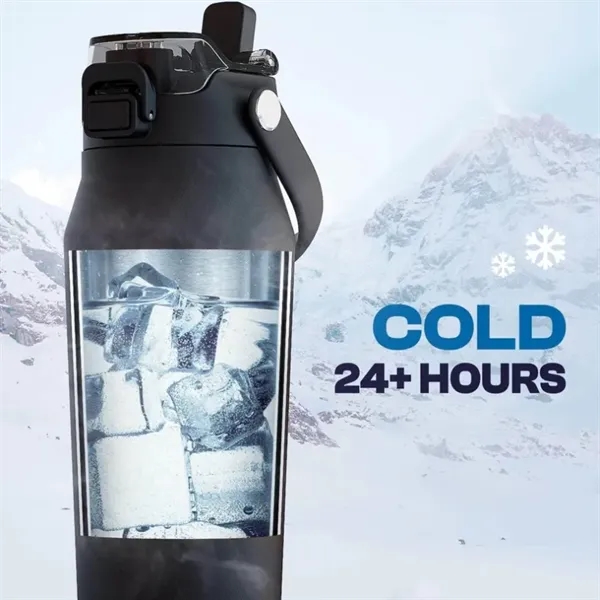 Frost Buddy 32oz double-wall stainless steel water bottle with spill-proof lid... from ASI 72657 Active Life Promo / Active Life