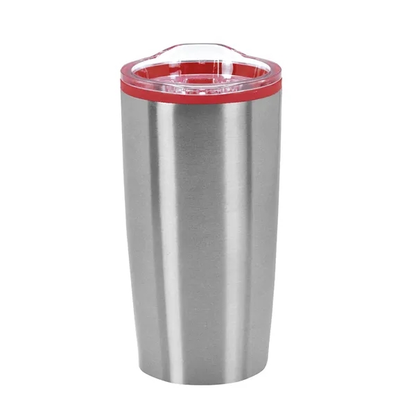 20 oz. double-walled stainless steel tumbler with slide closure lid.... from ASI 68507 The Magnet Group / Perfect Line