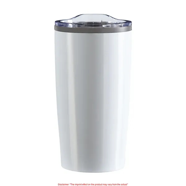 20 oz. double-walled stainless steel tumbler with slide closure lid.... from ASI 68507 The Magnet Group / Perfect Line
