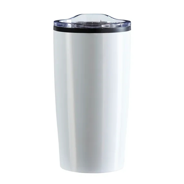 20 oz. double-walled stainless steel tumbler with slide closure lid.... from ASI 68507 The Magnet Group / Perfect Line
