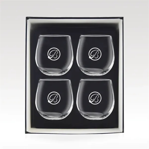 Stemless Red Wine - Set of 4... from ASI 93986 Visions/Awardcraft / Visions Awards